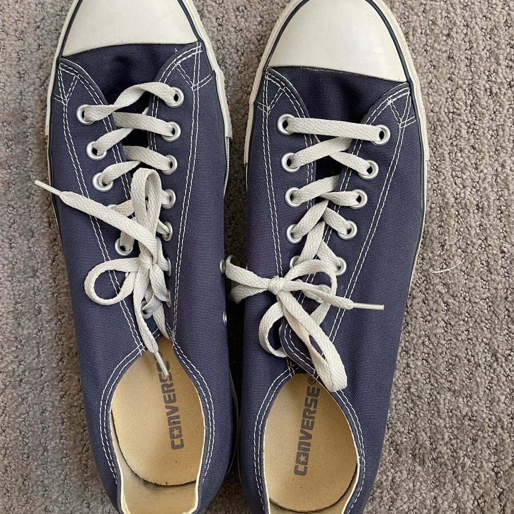 Men’s Converse All Star sneaker size 12 blue denim color